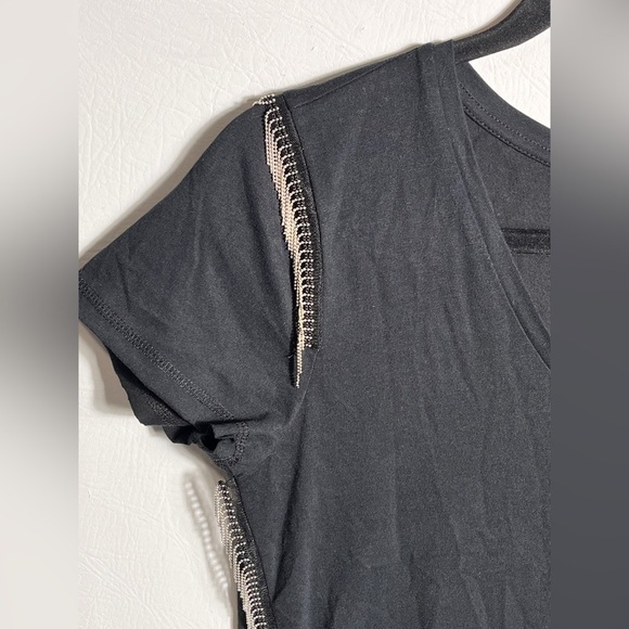 All Saints Emelyn Chain Detail T-Shirt Dress Small NWOT - Picture 6 of 13
